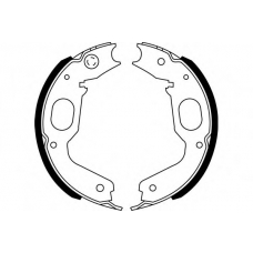 S867 SIMER Комплект тормозных колодок