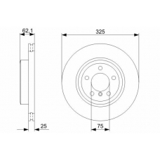 0 986 479 348 BOSCH Тормозной диск