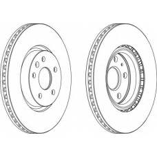 DDF1723C FERODO Тормозной диск