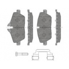 SP 430 PR SCT Комплект тормозных колодок, дисковый тормоз