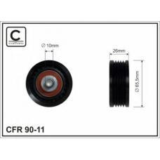 90-11 CAFFARO Паразитный / ведущий ролик, поликлиновой ремень