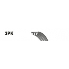 3PK640 GATES Поликлиновой ремень
