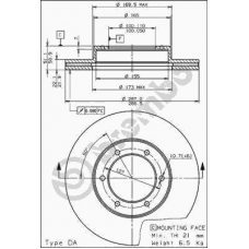 09.6746.10 BREMBO Тормозной диск