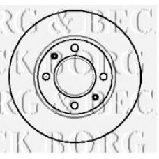 BBD4843 BORG & BECK Тормозной диск