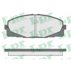 05P1595 LPR Комплект тормозных колодок, дисковый тормоз
