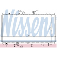 648321 NISSENS Радиатор, охлаждение двигателя