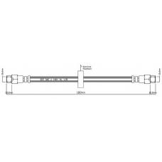 VBH295 MOTAQUIP Тормозной шланг