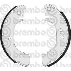 S 24 527 BREMBO Комплект тормозных колодок