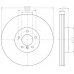 MDC1765 MINTEX Тормозной диск