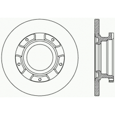 BDA2411.10 OPEN PARTS Тормозной диск