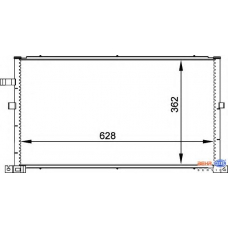 8FC 351 300-321 HELLA Конденсатор, кондиционер