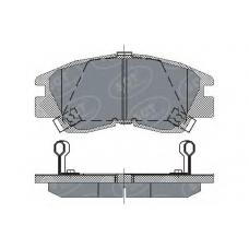 SP 222 SCT Комплект тормозных колодок, дисковый тормоз