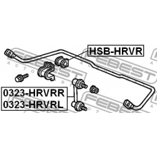 0323-HRVRR FEBEST Тяга / стойка, стабилизатор