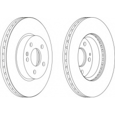 DDF1203-1 FERODO Тормозной диск