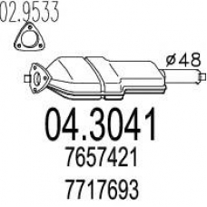 04.3041 MTS Катализатор