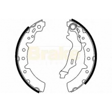 SH2554 BRAKE ENGINEERING Комплект тормозных колодок