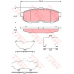 GDB3406 TRW Комплект тормозных колодок, дисковый тормоз