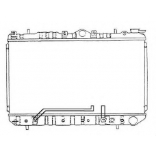 514133 NRF Радиатор, охлаждение двигателя