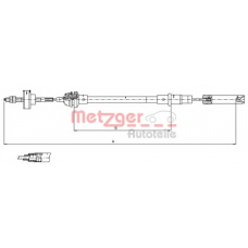 10.338 METZGER Трос, управление сцеплением