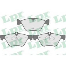 05P1523 LPR Комплект тормозных колодок, дисковый тормоз