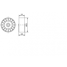 TKR 9174 TIMKEN Натяжной ролик, поликлиновой  ремень