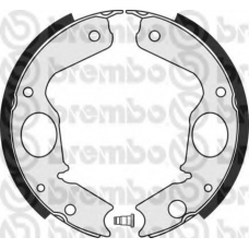 S 54 518 BREMBO Комплект тормозных колодок, стояночная тормозная с