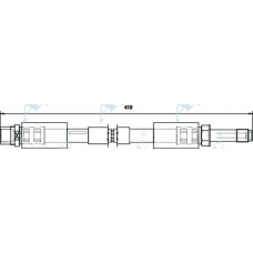 HOS3605 APEC Тормозной шланг