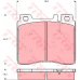 GDB113 TRW Комплект тормозных колодок, дисковый тормоз