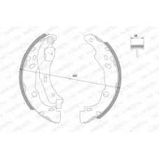 152-2021 WEEN Комплект тормозных колодок