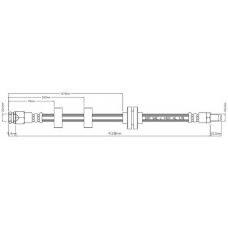 VBH1017 MOTAQUIP Тормозной шланг