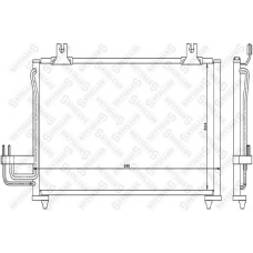 10-45626-SX STELLOX Конденсатор, кондиционер