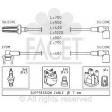 4.9142 FACET Комплект проводов зажигания