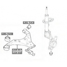 1201-TUCB ASVA Подвеска, рычаг независимой подвески колеса