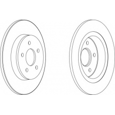 DDF1227 FERODO Тормозной диск