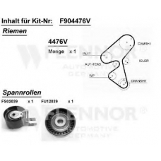 F904448V FLENNOR Комплект ремня грм