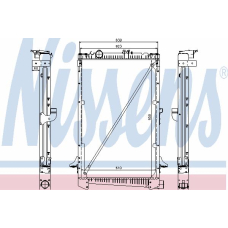 61442A NISSENS Радиатор, охлаждение двигателя