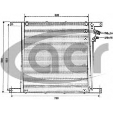 300263 ACR Конденсатор, кондиционер
