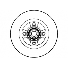 NBD1640 NATIONAL Тормозной диск
