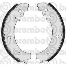 S 41 501 BREMBO Комплект тормозных колодок