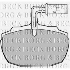 BBP1031 BORG & BECK Комплект тормозных колодок, дисковый тормоз