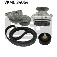 VKMC 34054 SKF Водяной насос + комплект ручейковых ремней