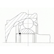 22773 SPIDAN Шарнир, приводной вал