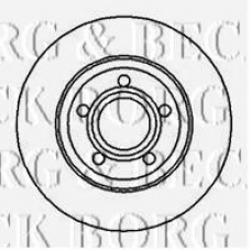 BBD5072 BORG & BECK Тормозной диск