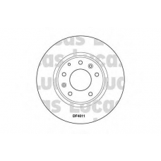DF4011 TRW Тормозной диск