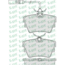 05P786 LPR Комплект тормозных колодок, дисковый тормоз