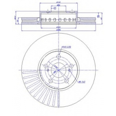 142.644 CAR Тормозной диск