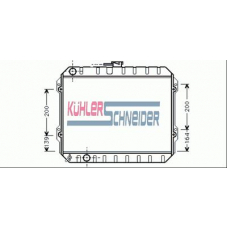 3230501 KUHLER SCHNEIDER Радиатор, охлаждение двигател