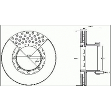 569110B BENDIX Тормозной диск