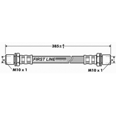 FBH7422 FIRST LINE Тормозной шланг