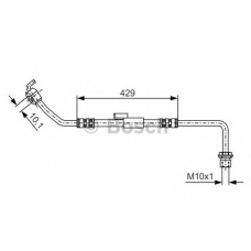 1 987 476 510 BOSCH Тормозной шланг